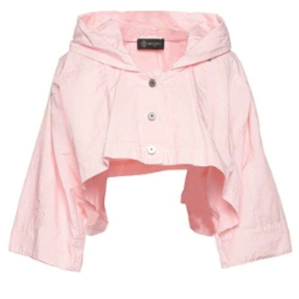 Mr & Mrs Italy Hoodie Cropped Jacket pink M